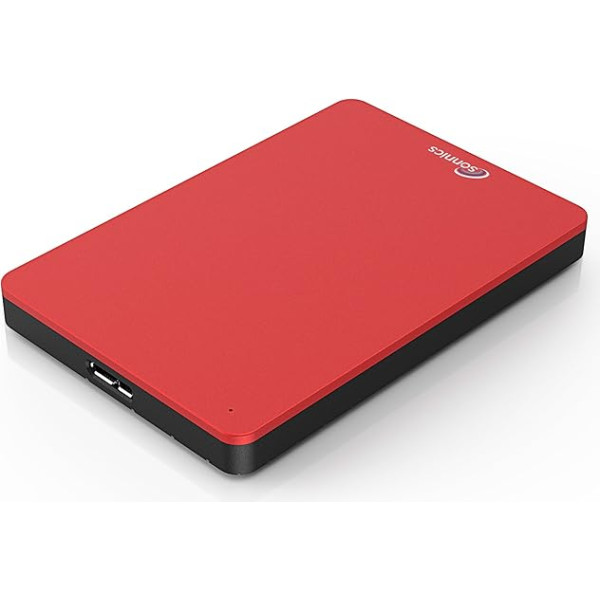 Sonnics 320GB Rot Ārējā traģiskā Festplatte USB 3.0 super schnelle Übertragungsgeschwindigkeit für den Einsatz mit Windows PC, Apple Mac, Xbox ONE und PS4 Fat32