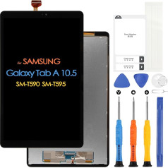 ARSSLY LCD displejs priekš Samsung Galaxy Tab A Ekrāna nomaiņa T590 T595 SM-590 SM-T595 10,5 collu LCD Ekrāna skārienjūtīgais ekrāns Digitizer Glass Panel Full Assembly ar remonta rīku