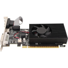 Dpofirs GT 730 Gaming Graphics Card, 4G DDR3B 128 bitu grafiskā karte ar ventilatoru, atbalsta VGA-DVI HD multimediju saskarni, spēļu grafiskās kartes