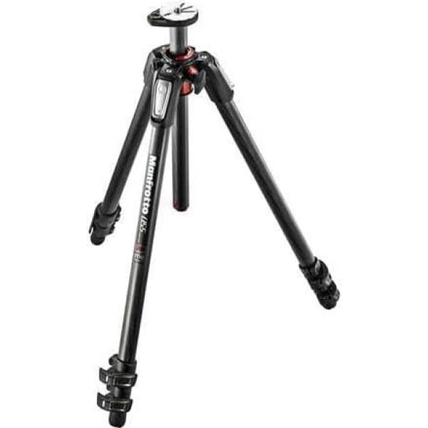 Manfrotto MT055CXPRO3 Oglekļa šķiedras statīvs 3 daļas Horizontālā kolonna melns