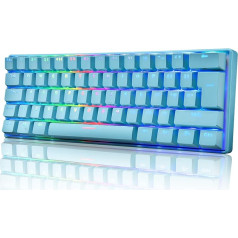 AK izkārtojums 60 % RGB mehāniskā C tipa spēļu tastatūra