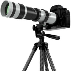 BENOISON telefoto objektīvs 420-800 mm, EF objektīvs Canon DSLR, manuālās fokusēšanas MF tālummaiņas objektīvs Canon 4000D 2000D 1500D 1300D 1200D 850D 800D 750D 600D 500D 250D 90D 80D 77D 7D 6D 5D 1D