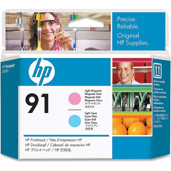 HP - Hewlett Packard DesignJet Z 6100 60 collu (91/C 9462 A) - Oriģināls - Drukājošā galviņa ciāns, gaiši magenta