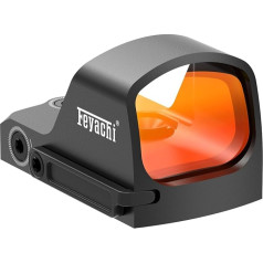 Feyachi RDS-59 Red Dot Visor for Pistol 3 MOA Micro Handgun Red Dot Sight Rifle Scope Mini Visor with Adapter Plate for MOS & Picatinny Mounting