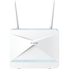 D-Link G416/E Eagle PRO AI AX1500 4G+ Smart Router (4G+ LTE Cat 6 Download up to 300Mbps, Wi-Fi 6, AI Wi-Fi/Traffic Optimiser, Gigabit Ports, WPA3, Wi-Fi Mesh Support, без Simlock), White