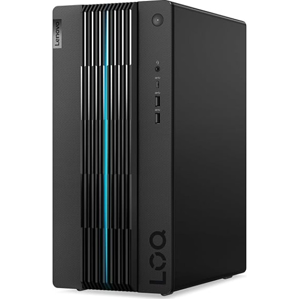 Lenovo LOQ Gaming Desktop PC | Intel Core i5-13400F | 16GB RAM | 1TB SSD | NVIDIA GeForce RTX 4060 | Win11 Home | QWERTZ | Black | Komplektā ir tastatūra un pele | 3 mēnešu Premium Care aprūpe