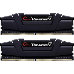 G.SKILL Ripjaws F4-3600C18D-32GVK V sērijas (Intel XMP) DDR4 RAM 32GB (2 x 16GB) 3600MT/s CL18-22-22-42 1.35V galddatora atmiņas UDIMM - melns