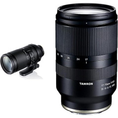 Tamron A057 150-500mm F/5-6.7 Di III VC VXD, objektīvs Sony E-Mount un 17-70mm F/2.8 Di III-A VC RXD tālummaiņas objektīvs bezspoguļa APS-C sistēmas kamerām - priekš Sony E-Mount