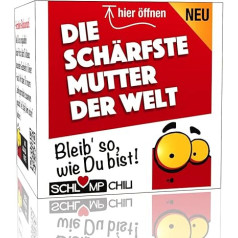 Schlump-Chili Spilgtākā māte pasaulē - smieklīgs dāvanu komplekts sievietēm. Forša dāvana mammai, piemēram, dzimšanas dienā, Ziemassvētkos, Mātes dienā.