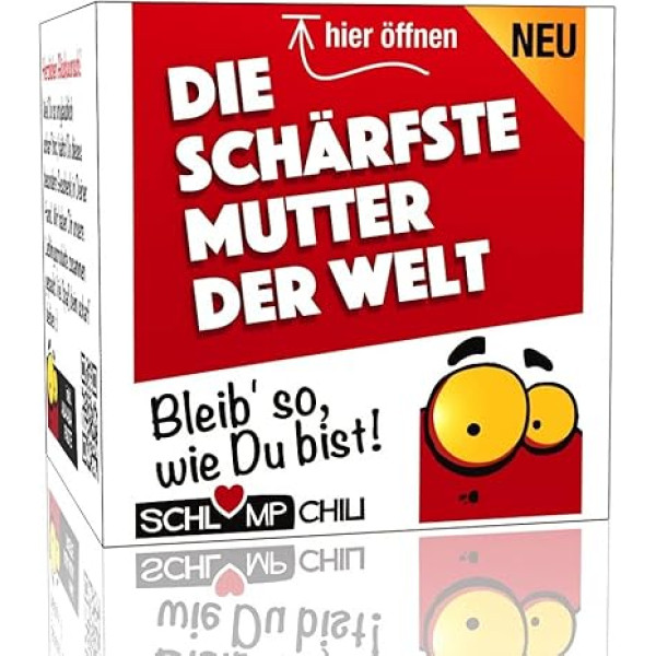 Schlump-Chili Spilgtākā māte pasaulē - smieklīgs dāvanu komplekts sievietēm. Forša dāvana mammai, piemēram, dzimšanas dienā, Ziemassvētkos, Mātes dienā.