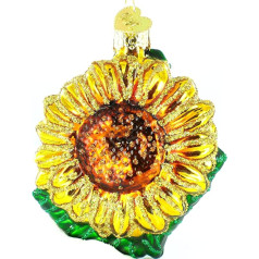 Old World Christmas Sunflower Garden Gifts Glasgeblasene Ornamente für Weihnachtsbaum, Sonnenblume