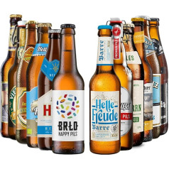 Deutschland Bierpaket - Biere aus ganz Deutschland - Geschenkidee für Bierliebhaber, zum Geburtstag, Ostern, Vatertag oder Weihnachten für den Mann, Vater, Freund oder Opa, tolle Geschenkidee