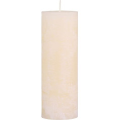 Rustic Pillar Candle Cream Dažāda izmēra biezas sveces Adventes vainags Adventes Ziemassvētku rotājums, Variant: Diametrs 7 cm, augstums 20 cm