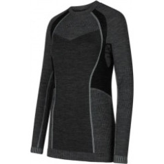 Termo krekls WOOL70 Tech Longsleeve W S Carbon/Cloud