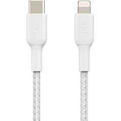 Pīts usb-c zibspuldzes kabelis 2m balts