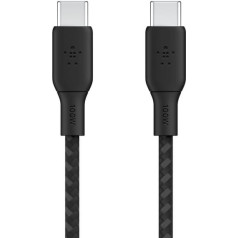 Pīts usb-c uz usb-c 100w kabelis 3m melns