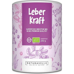 Dr. Elisabeth LeberKraft® | Organic Premium Heavy Metal Superfood Smoothie Mix | Oriģinālā formula pēc Entonija Viljama (Med. Medium) - vegāns, laboratoriski pārbaudīts, 250 g