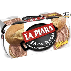 La Piara Black Lids - Paté de Pig - 2 x 115g - Iš viso 230g