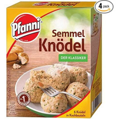 Pfanni Semmel pelmeņi The Classic kulinārijas maisiņā 200 g iepakojumā 4 gab.