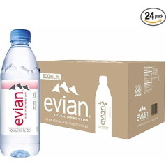 Evian - Minerālūdens 500 ml (24 gabali), 500 ml (24 gabali)