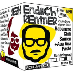 Schlump-Chili Endlich Rentner - смешная идея подарка на (не)пенсию для мужчин и женщин, на пенсию и на пенсию