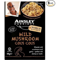 Ainsley Harriott Wild Mushroom Cous Cous (100 g) - 6 gabalu iepakojums