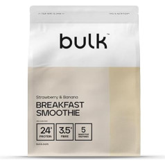 Neiesaiņots brokastu kokteilis ar olbaltumvielām Bagātināts ar īstiem augļu gabaliņiem zemeņu un banānu 2,5kg
