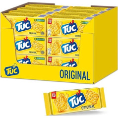 TUC Original 24 x 100 g I Sāls smalkmaizītes beramā iepakojumā I Nibbles I Smalki sālītas uzkodas krekeri