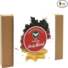 Azafran Organic Germany Spice Set - dāvanu kaste ar 4 tipiskām vācu garšvielām - kulinārijas ceļojumi pa Vāciju