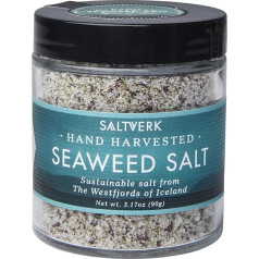 Saltverk Iceland Sea Salt with Sea Algae (Glass 90 g)