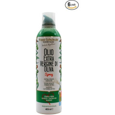 Pizza -Schule Extra Virgin olīveļļas aerosols, 6 gabali (6 x 400 ml)