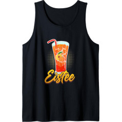 Peach Iced Tea Soft Drink Summer Drinking Sweet Tea Tank Top, melns, s