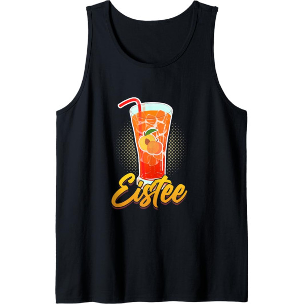 Peach Iced Tea Soft Drink Summer Drinking Sweet Tea Tank Top, melns, s