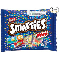 Nestlé Smarties Mini 5 gab. iepakojums (5 x 187 g)