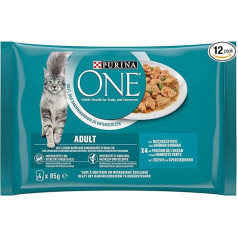 Purina One Adult Wet Cat Food Delicate Pieces in Sauce Assorted Varieties 4 / 24 Pack