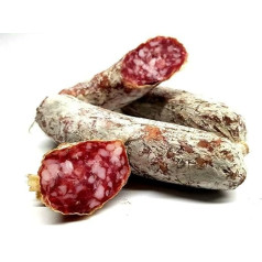 Itāļu gaisā kaltēti salami - Salametto Classico Cacciatore - Viktor Kofler Salami specialitāte no Lanas/Dienvidtiroles 3 šķēlēs