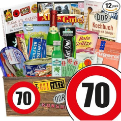 Specialitātes grozs / DDR Box XXL Dzimšanas diena 70 / Dāvanu komplekts mātei