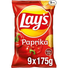 Lay's pipari, 9 x 175 g