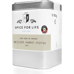 Spice for Life White Kampot pipari - piparu karalis, 80 g