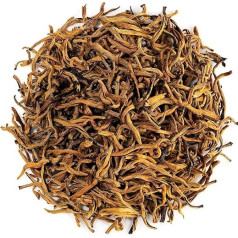 Golden Monkey Black Tea Yunnan - Loose Leaves Yun Nan Dian Hong - Golden Monkey Needle Tea Yunnan Tea Yunnan Gold Yunnan Dian Hong Tea Black Tea Loose Leaf Tea Golden Monkey Tea