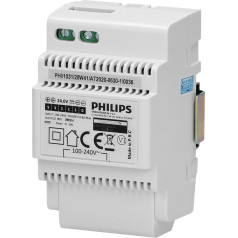 Philips WelcomeEye Power modulārais transformators 230 V maiņstrāvas/24 V līdzstrāvas videoieejas durvju ieejas sistēmām, viegli un ātri uzstādāms uz virsmas,