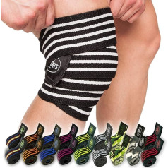 C.P.Sports Knee Support Knee Brace 200 cm - 250 cm T25 Extra Bez Velcro, Svarcelšana, Bodybuilding, Pauerliftings, Vīrieši, Sievietes, Fitnesa pārsējs, Treniņš, Deadlifting, Svaru celšana