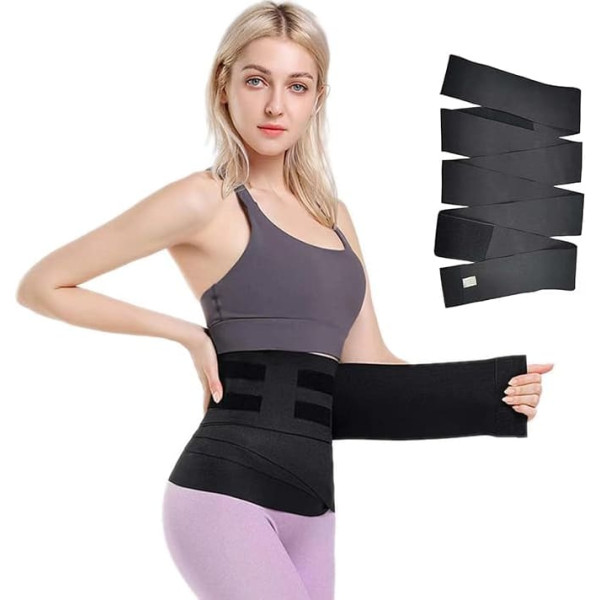 Vidukļa trenažieris sievietēm Waist Cincher Shaper Body Shaper sporta jostas jostas trimmeris pēcdzemdību vēders Wrap Regulējams ērts jostas jostas atbalsta josta novājēšanu fitnesa treniņu Unisex