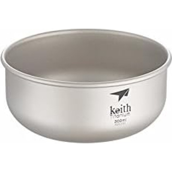 Keith Titanium kempinga bļodas 300ml - 900ml kempinga āra aktivitātēm 300ml