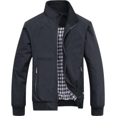 SRZYMJ Coat Vīriešu kostīmu jaka Viegla kokvilnas pārejas jaka Viegla āra jaka Softshell jaka Stepēts Veste Zaļa funkcionālā jaka Velosipēdu Parka Black Ziemas jaka Parka Sports