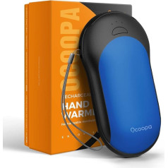 OCOOPA Hand Warmer PD Quick Charge Power Bank 10000 mAh įkraunamas rankų šildytuvas Nešiojamas kišeninis šildytuvas Elektrinis rankų šildytuvas USB įkroviklis Dovana moterims vaikams vyrams