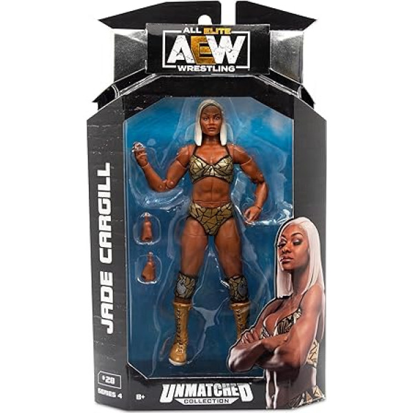 Ringside Jade Cargill AEW Unmatched Series 4 Toy Wrestling Action Figure