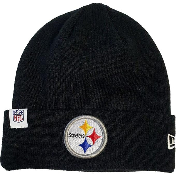 New Era NFL Beanie amerikāņu futbola cepure Winter Patriots Seahawks Raiders Chiefs 49ers Black