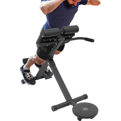 Hyperextension muguras treneris Regulējams augstums Romiešu krēsls Sporta vēdera treneris muguras stiepējs Salokāms daudzfunkcionāls romiešu krēsls Salokāms Hyperextension Bench saliekamais fitnesa ierīce līdz 120 kg