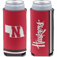 NCAA Nebraska Cornhuskers Slim Can Cooler, цвета команды, один размер